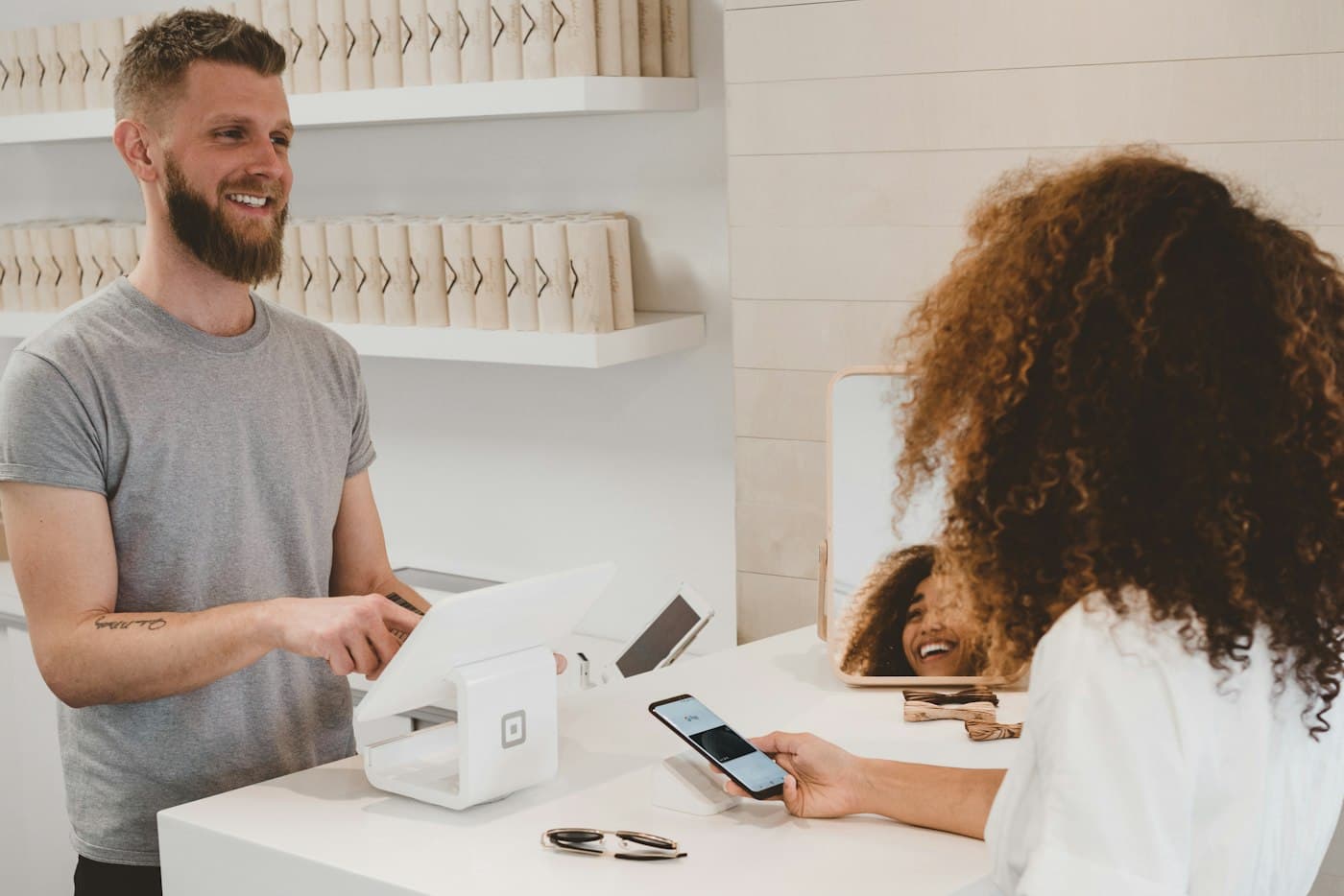 Small business shop counter, the kind of local business ProjectKaro builds websites for